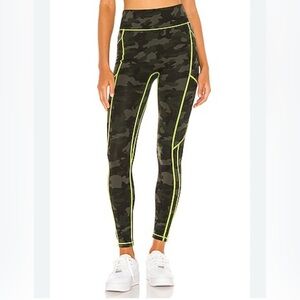 ALL ACCESS Camouflage Leggings with Neon Accents (XS) great for working out!